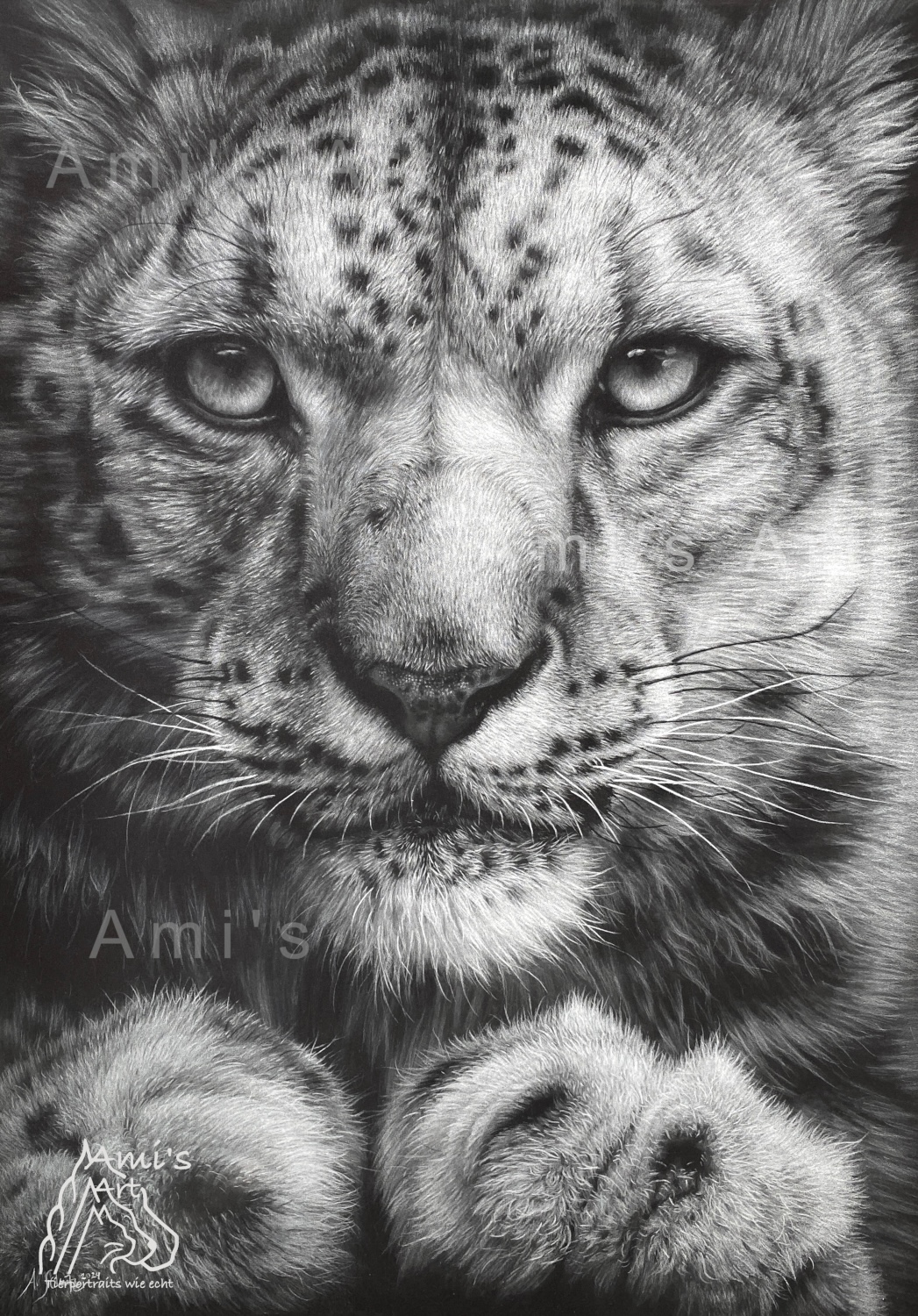Ghost, 50x70cm, Black&White - zu verkaufen!