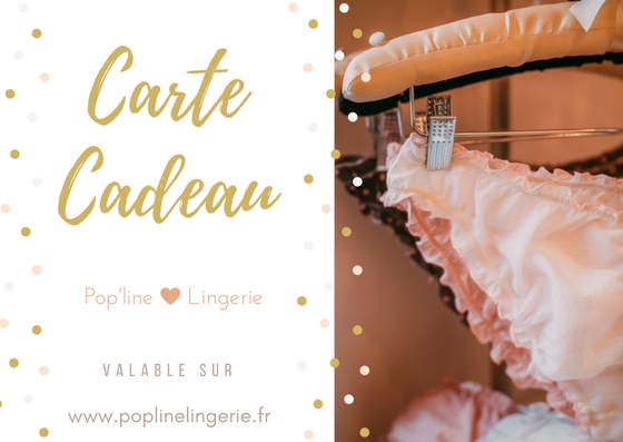 bon cadeau lingerie