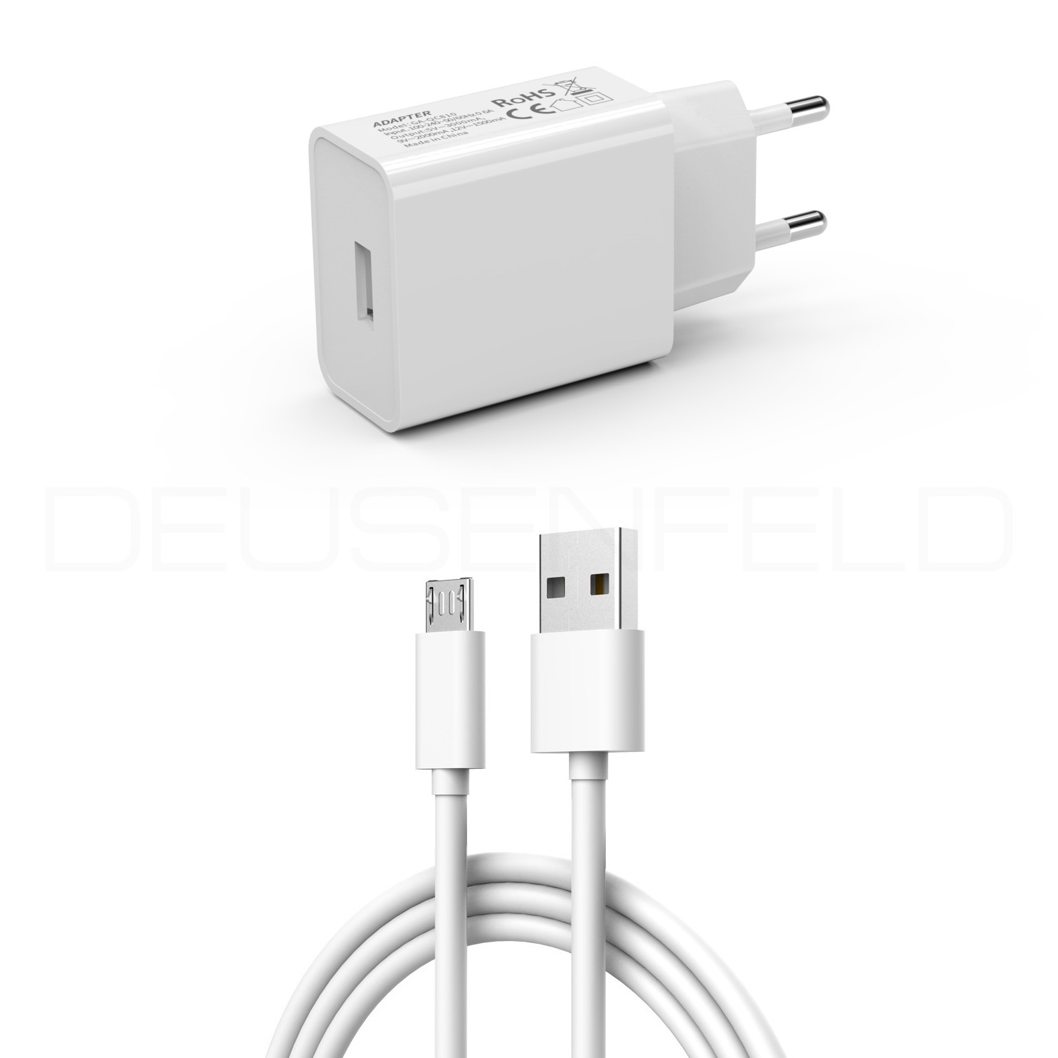 USB Ladeadapter / USB-Mikro-USB Ladekabel