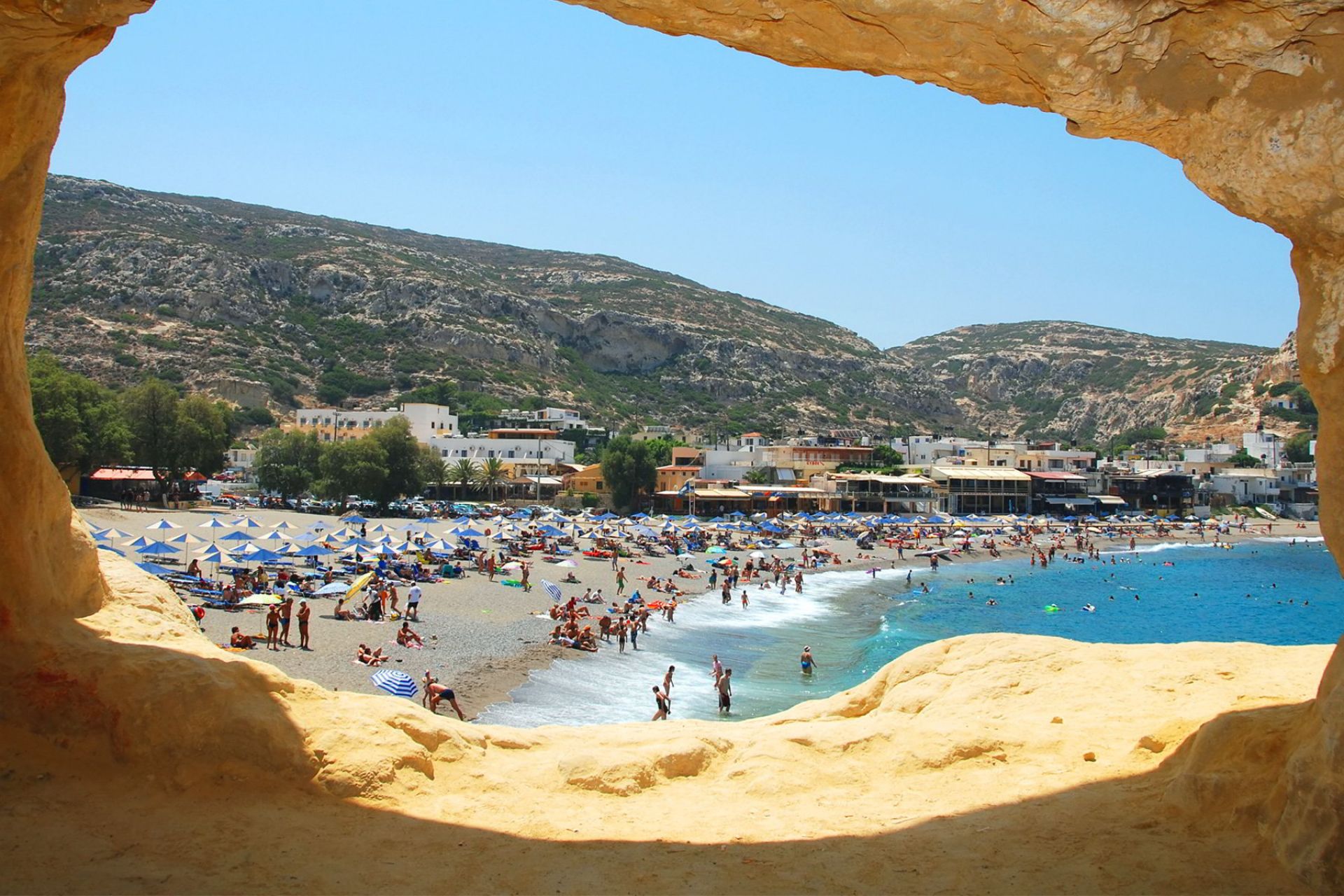 Plage de Matala