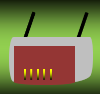 Router für LAN und WLAN.
