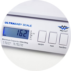 MyWeigh Ultrababy Scale, Tara Waage, Waage Tara