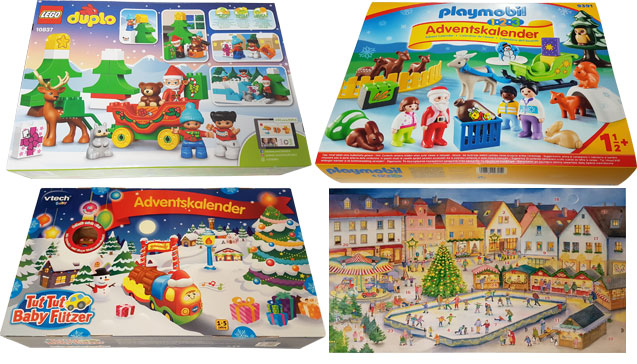 : Welcher Adventkalender ist für Kleinkinder bis 3 Jahre der Beste? Adventkalender zum Selberfüllen, Adventkalender zum Spielen oder Adventkalender mit Büchern?