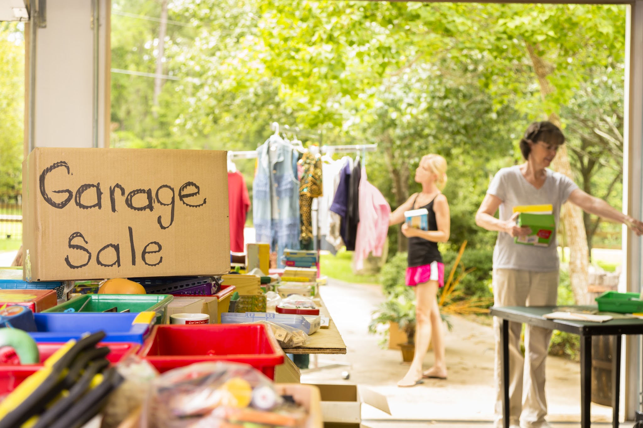 Consejos para organizar una venta de garage