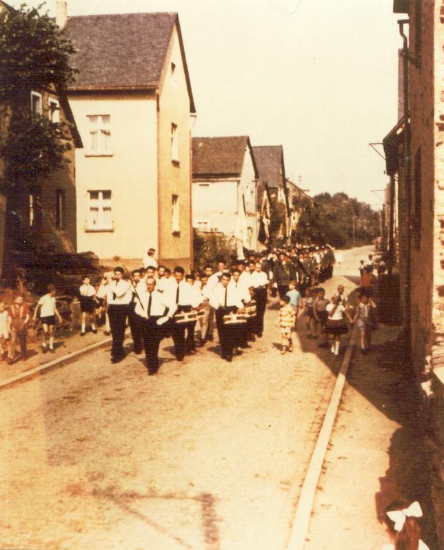 Erster Auftritt auf der Binninger Kirmes - 1960