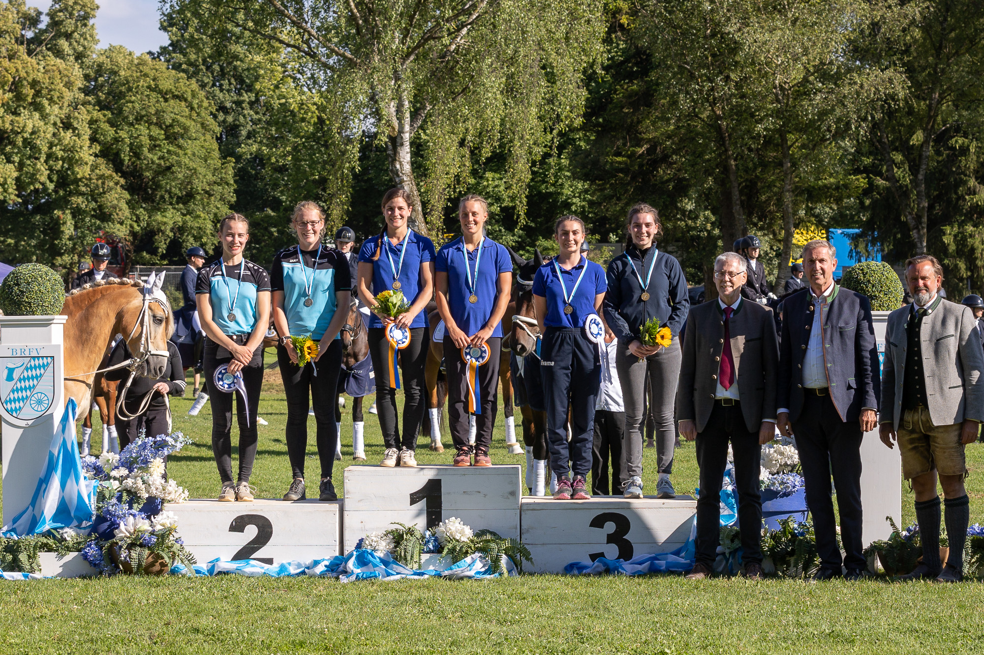 U21 Einzel: 1. Oceane Schattleitner (Gilching) , 2. Lisa Logan (Büchenbach), 3. Veronica Frey (Freising)