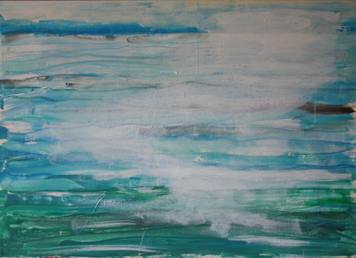 Seeweg.Sizilien, 50x70 cm 