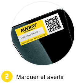 marquage velo AUVRAY