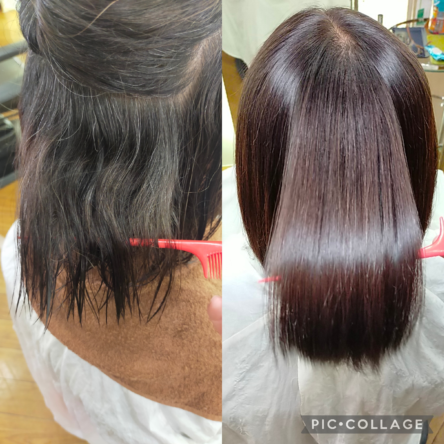 40代50代のエイジング毛によるうねりを解決した浜松市の事例01