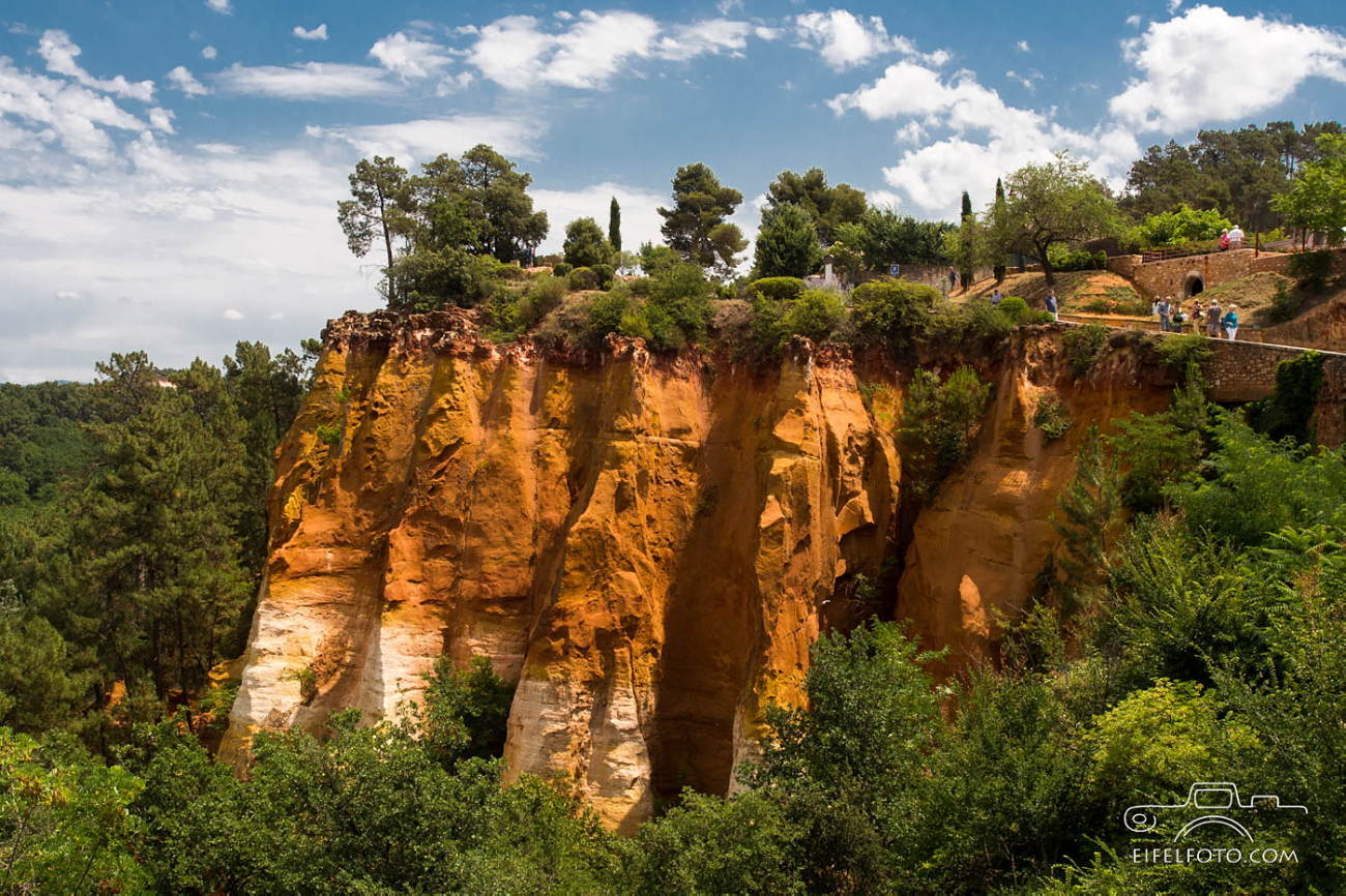 Ocre Rock Roussillon Frankreich