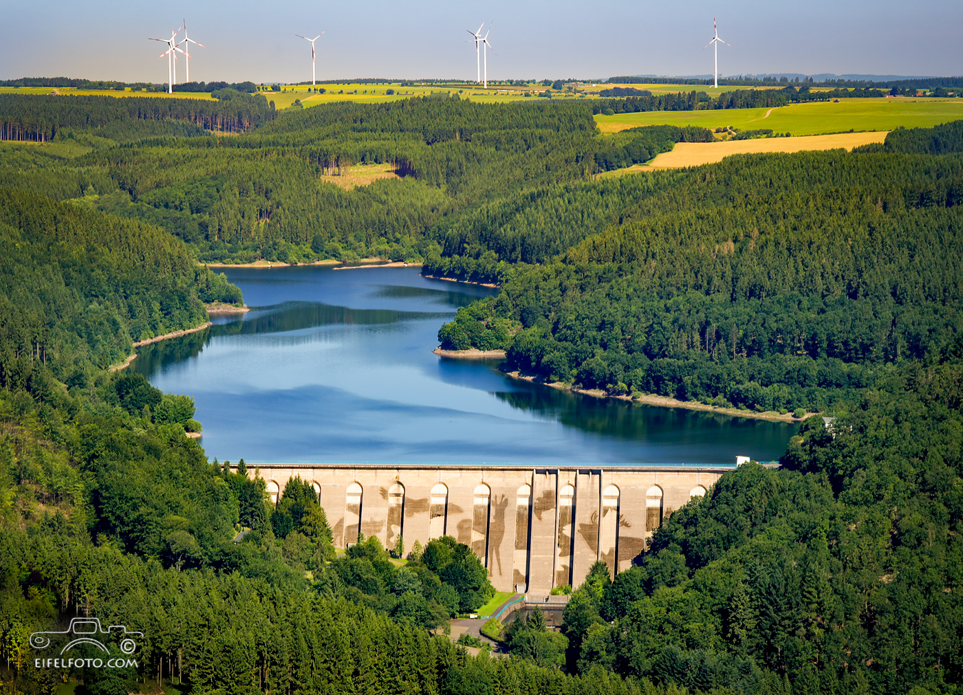 Kunst an der Oleftalsperre - "Wildwechsel" von Klaus Dauven