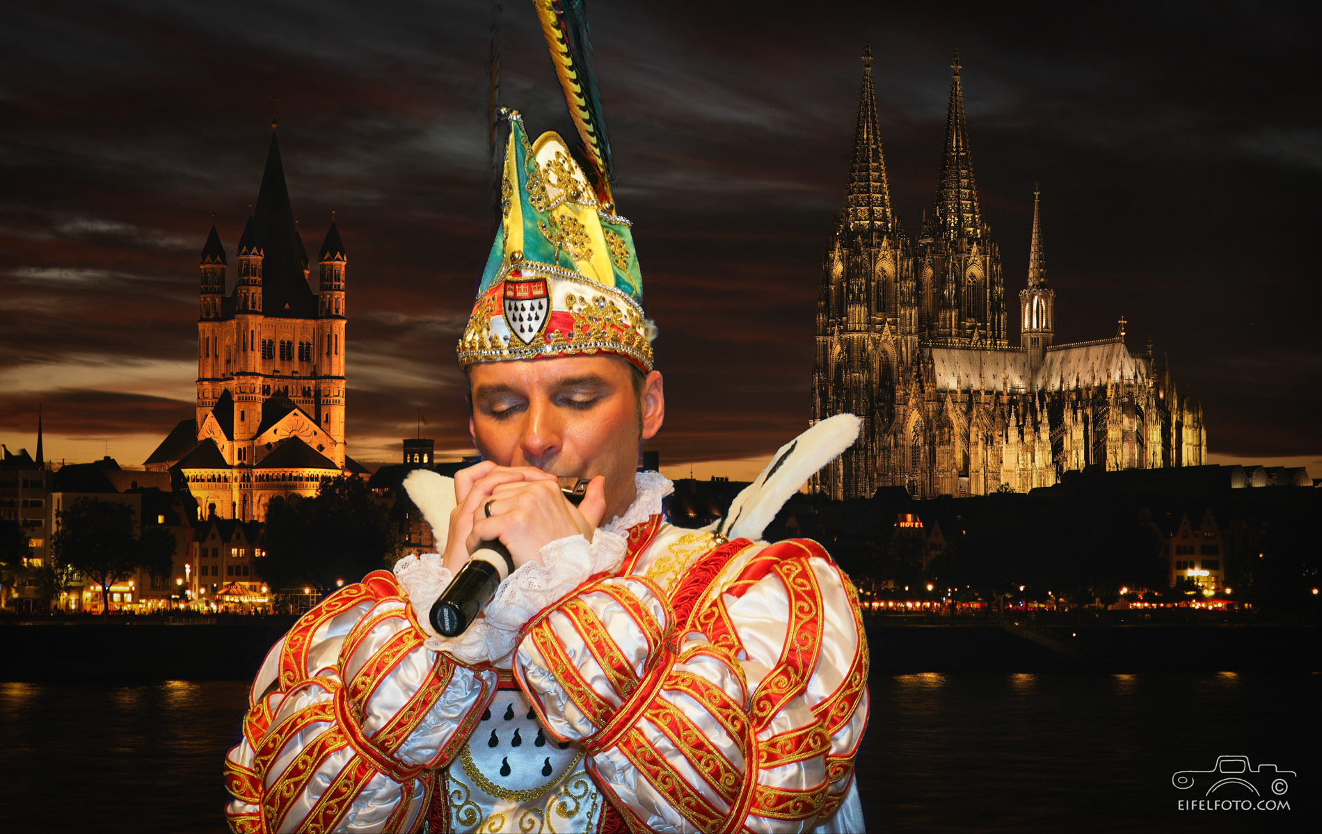 Der Prinz des Kölner Dreigestirns 2015, Holger Kirsch - der Prinz mit der Mundharmonika