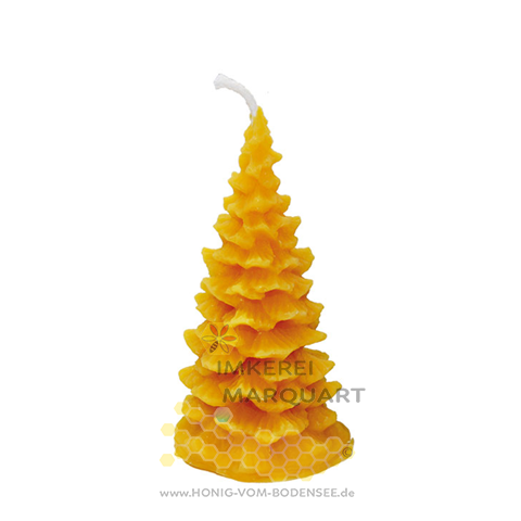 Tannenbaumkerze aus echtem Bienenwachs