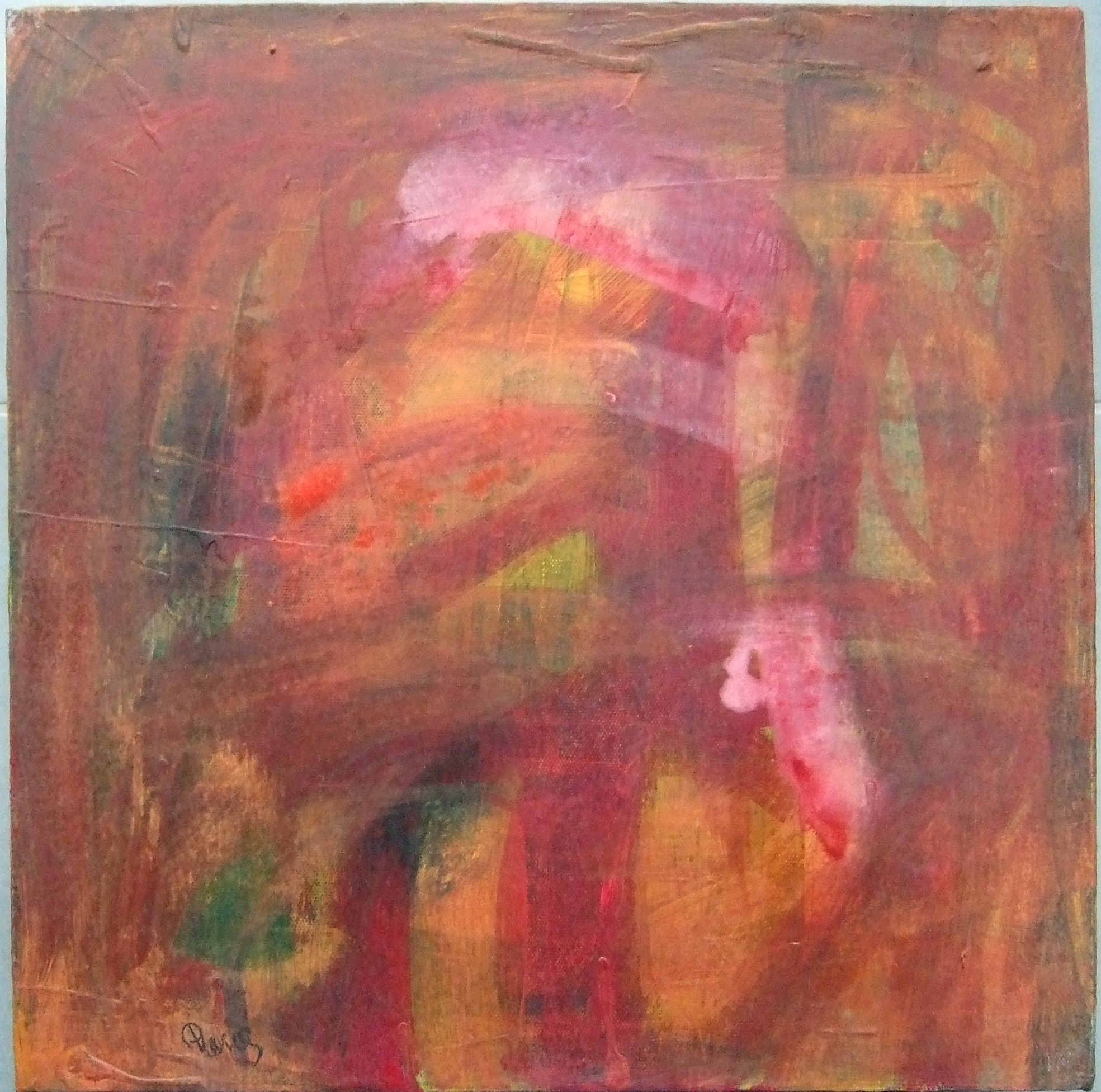 Gouache auf Leinwand
