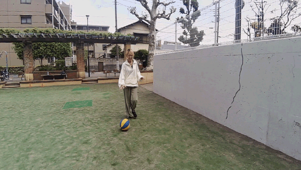スローモードでの撮影例