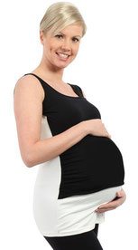 sleeveless maternity top