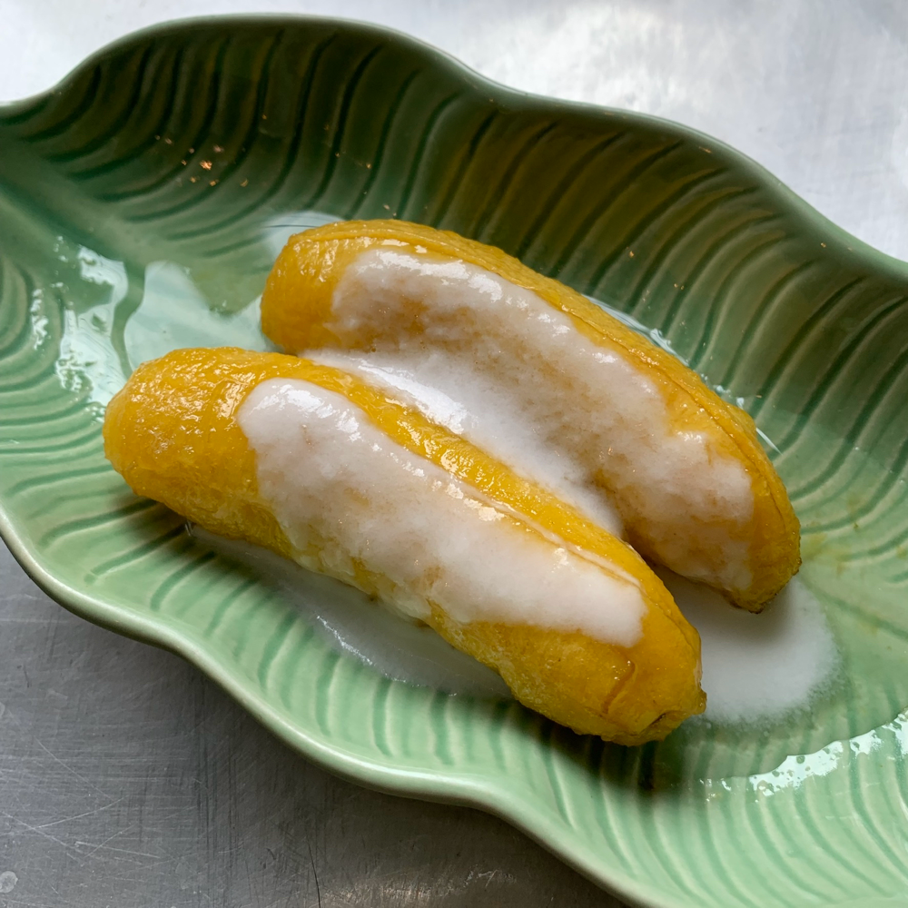 クルアイ　チュアム(バナナのシロップ煮）