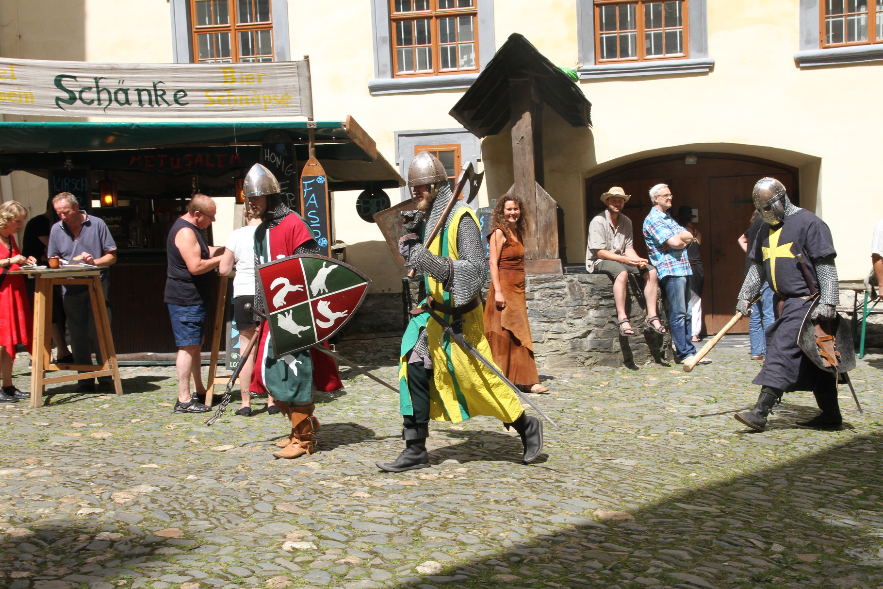 Mittelalterspektakel auf Schloss Burgk