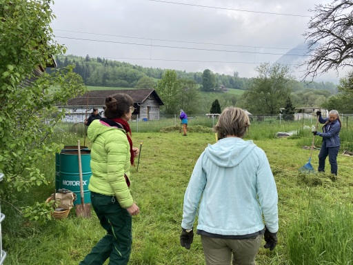 Anlegen der Gartenbeete
