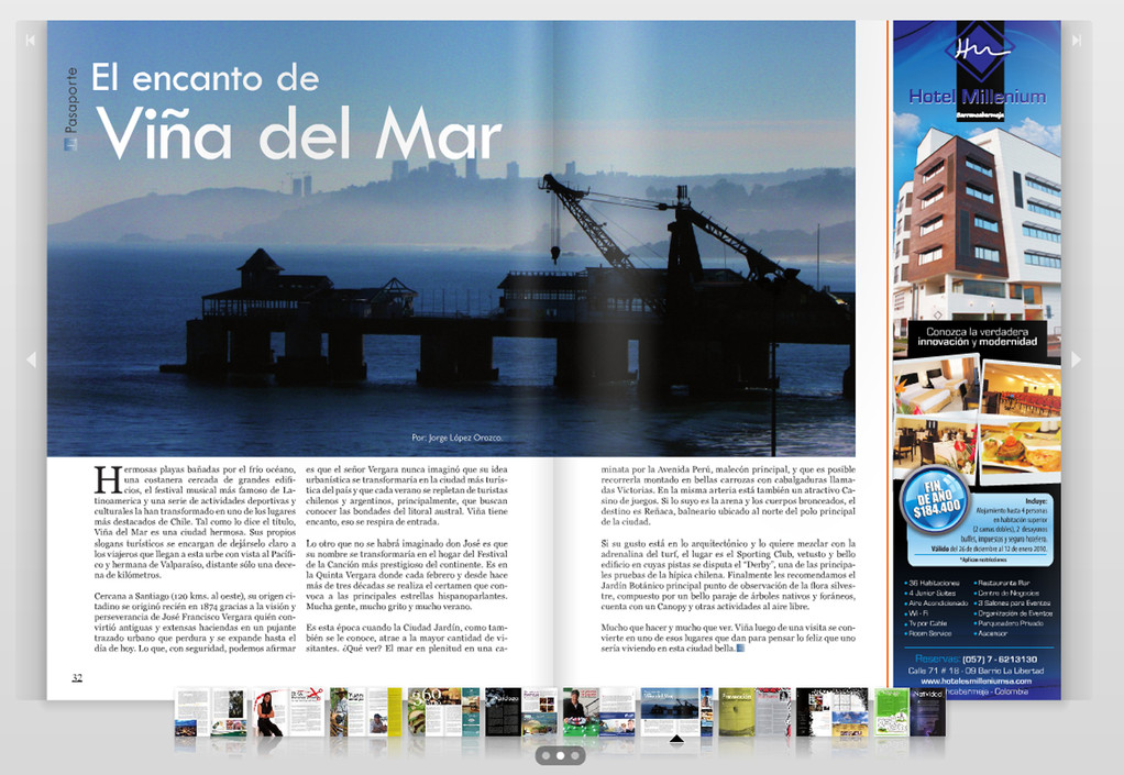 Revista Easyfly (Colombia)- Reportaje Viña del Mar, Chile.