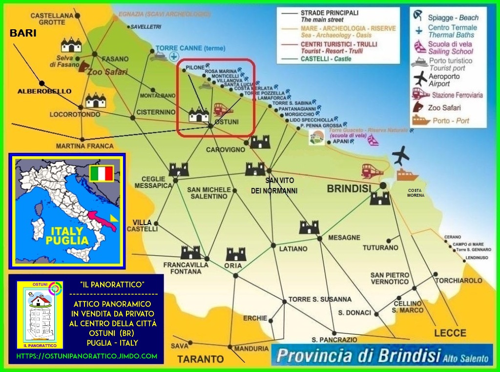 Alto Salento Cartina