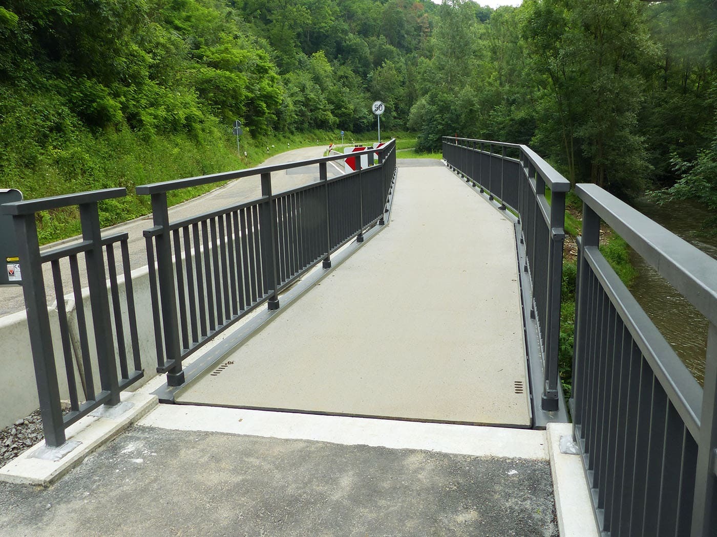 Geländer Radwegbrücke Ohrntal