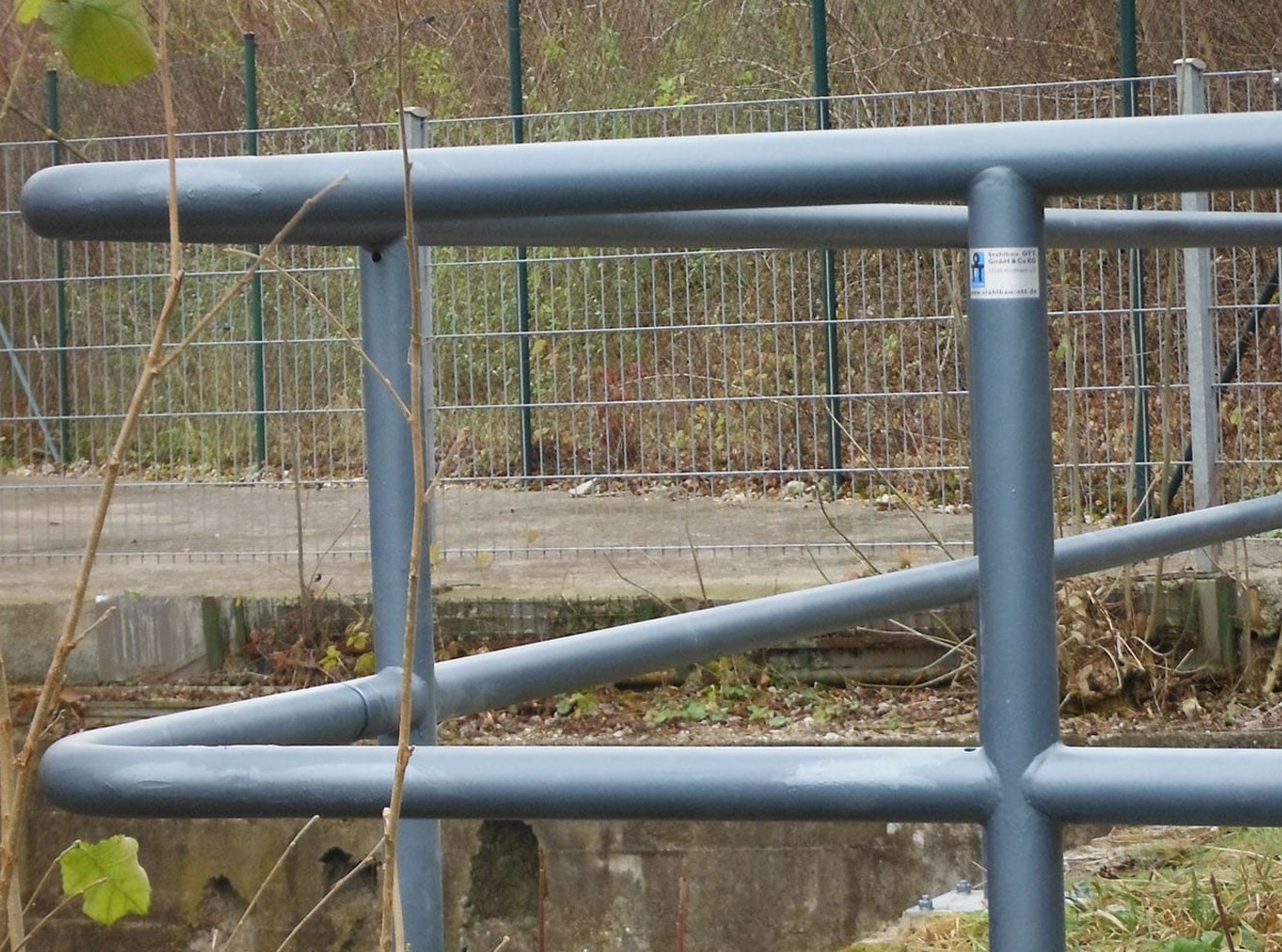 Brückengeländer an der Gießnau Kirchheim Teck