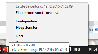 Tray-Icon und -Menü