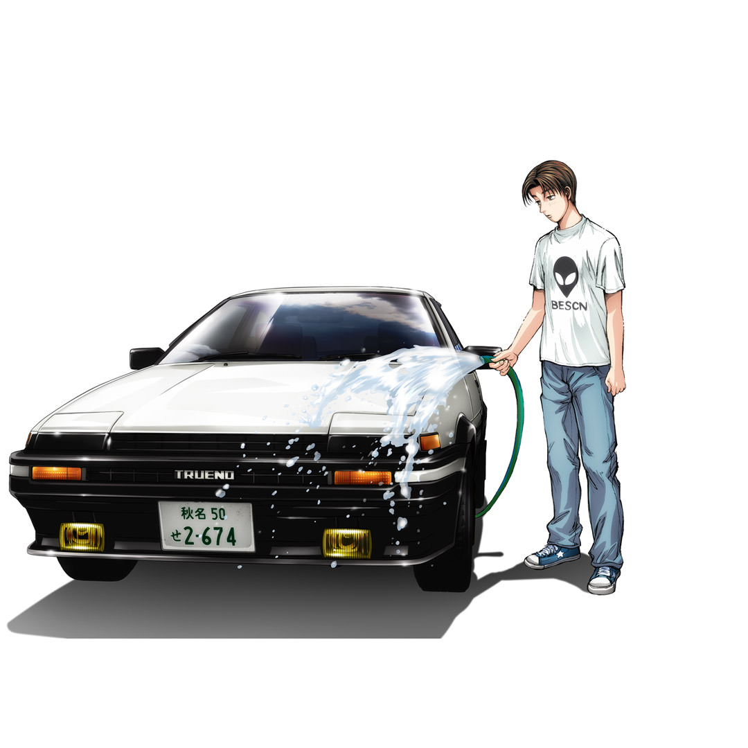 『頭文字D』シュアラスターコラボボトル 藤原 拓海