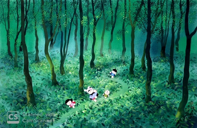 【初版 サイン＆イラスト入り】池原昭治画集 カッコウの鳴く朝 わらべのいる風景 池原昭治展 -残しておきたい狭山の風景- ｜手紙魔Yukoのお手紙ライフ