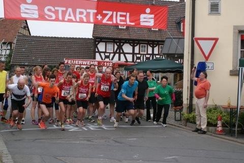 Staffellauf am Start