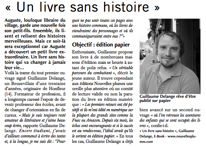Article Paris-Normandie 4 août 2014