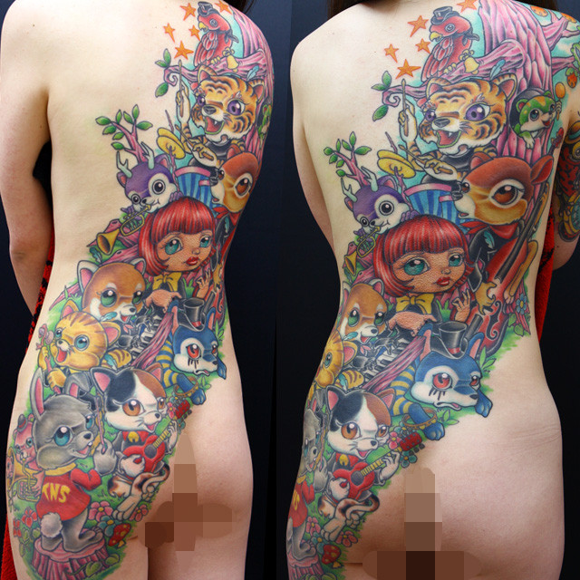 バックピース - タトゥー大阪ー東京TATTOO