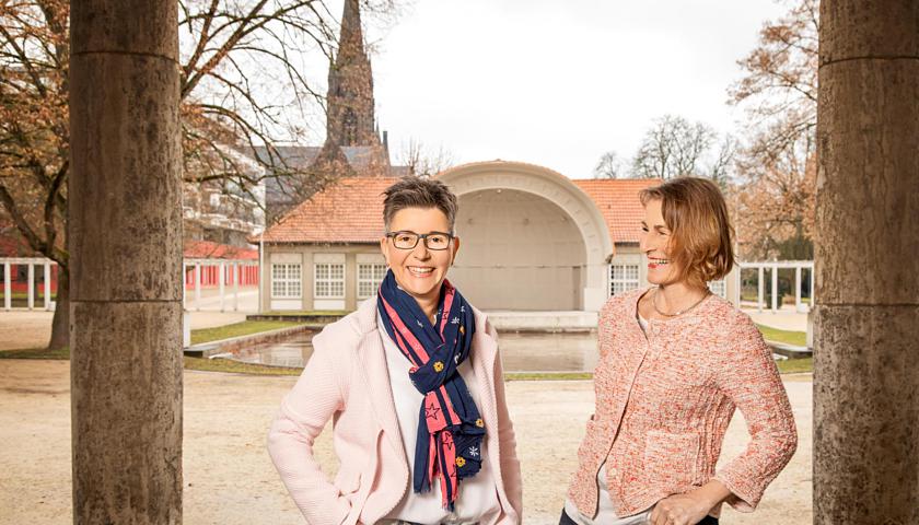 Klipp & Klar - Andrea Schumann (links) und Sabine Benzin, Foto: Jemanda Bad Nauheim
