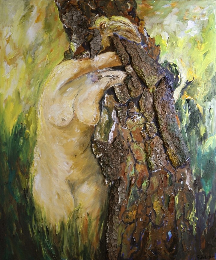 Daphne-Metamorphose 1 von Barbara Meiler, 100 x 120 cm