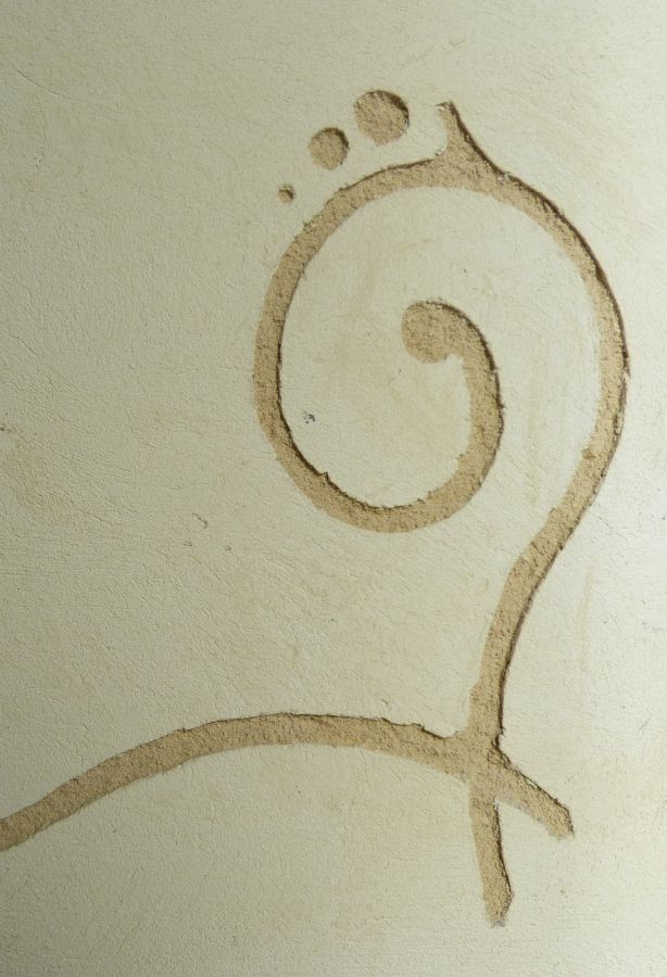Détail sgraffito