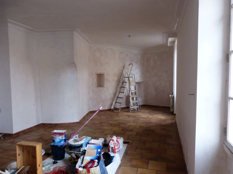 Préparation des murs