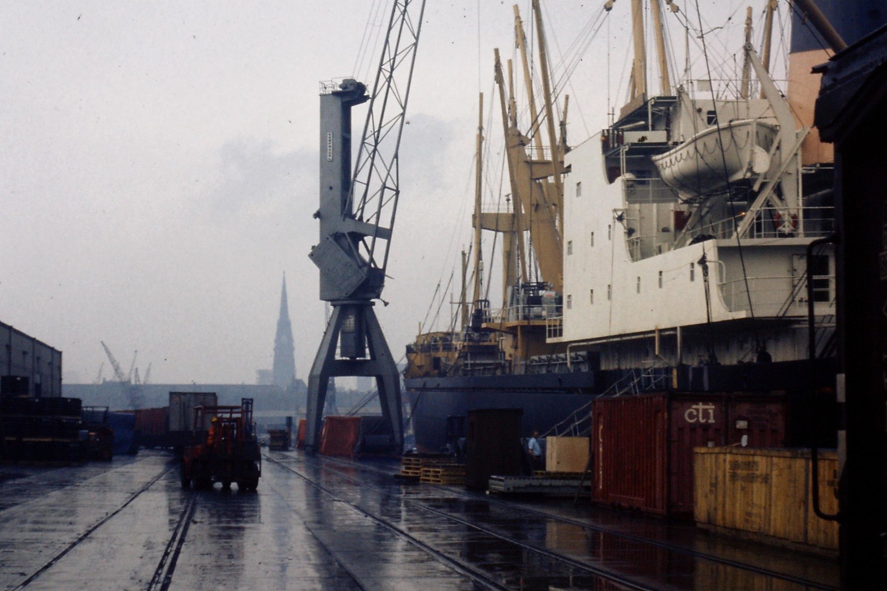Hafen Hamburg 1975