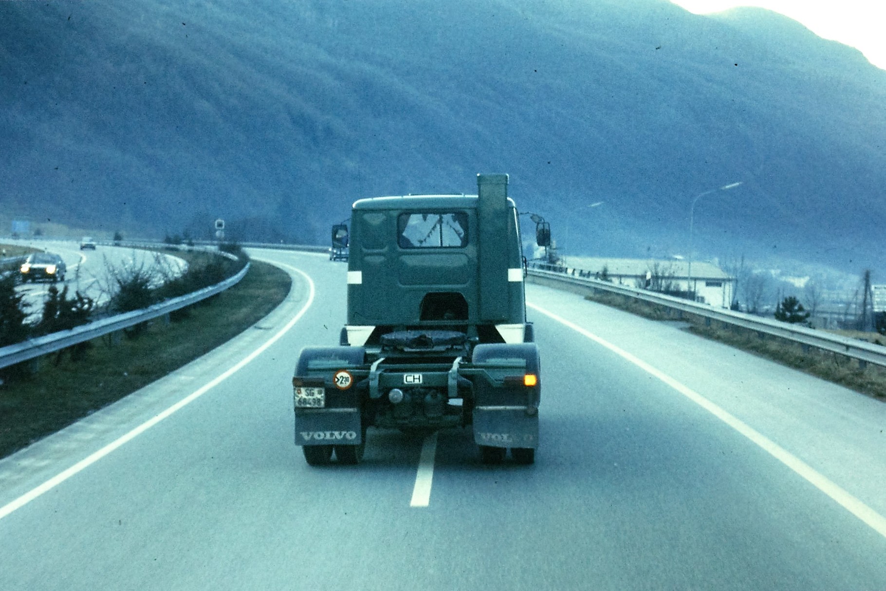 Volvo F88 auf dem Weg nach Melide