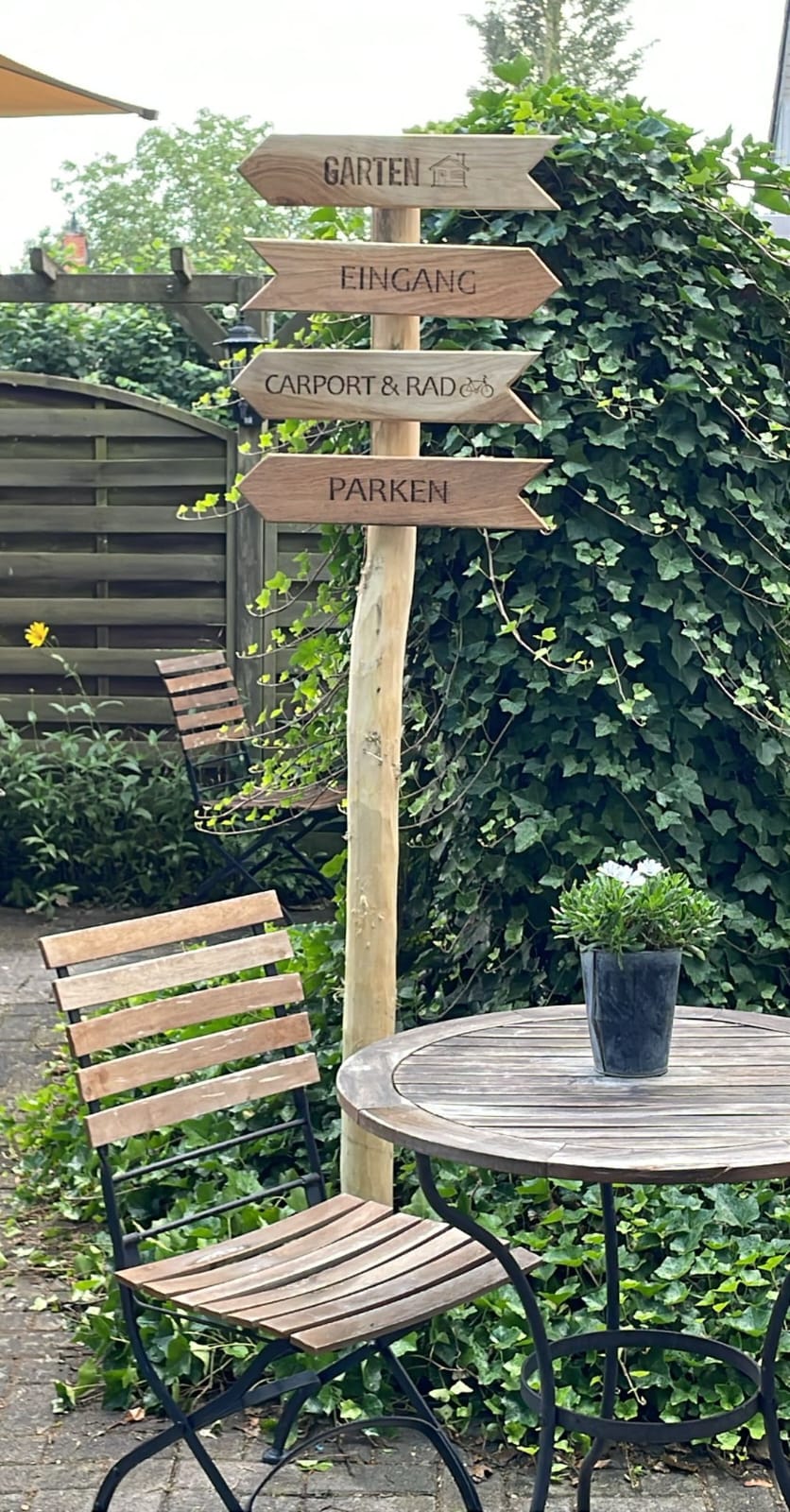 Sitzecke im Außenbereich