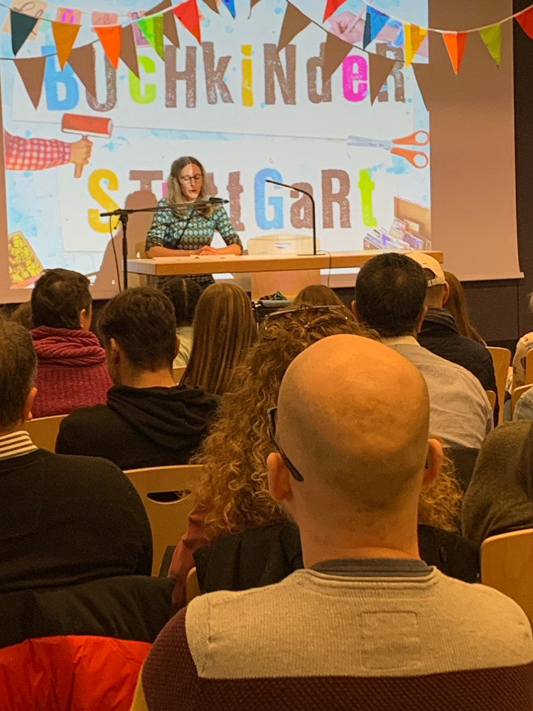 Buchkinderlesung, mit Publikum