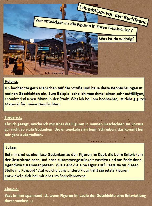 Schreibtipps - So werden Geschichten richtig spannend - bei Bedarf kann man diese in Textform per Mail anfordern