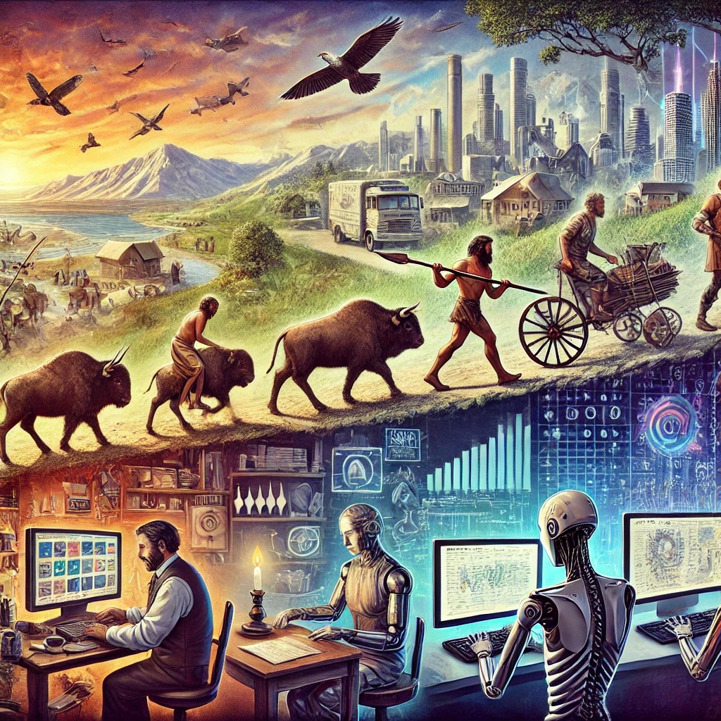 From Hunting Tools to Artificial Intelligence: A Historical Perspective on Career Transformations (Navigating Career Evolution in the AI Era 1/3)