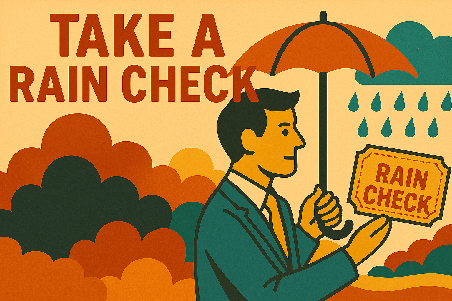 「Take a rain check」ってどういう意味？英語のイディオムを学ぼう！ ☆草津市からも近い！大津市瀬田駅前の子どもと大人の英会話教室