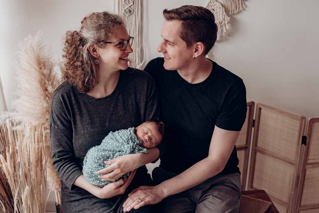 Familienshooting mit Newborn Hamburg