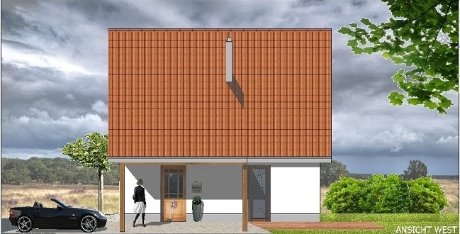 Bild1: Eingangsansicht, Bockhaus-Odenthal Architekten münster, Architektur, Immobilien, Design,Seegrundstück