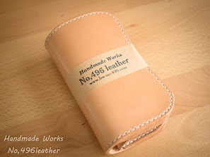 TP/ミドルウォレット】 - No,496 leather TP/ミドルウォレット】 - No,496 leather