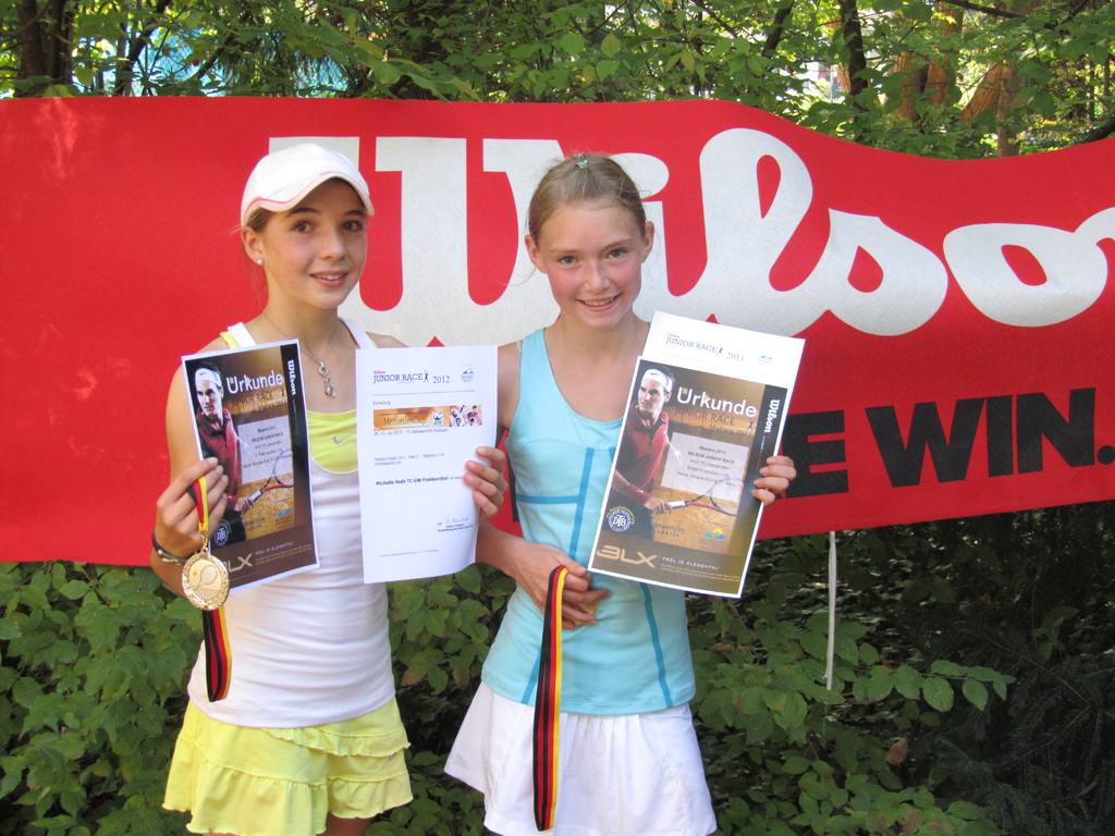 Siegerin U 14: Viviane Kitzing - Finalistin Mechelle Roth