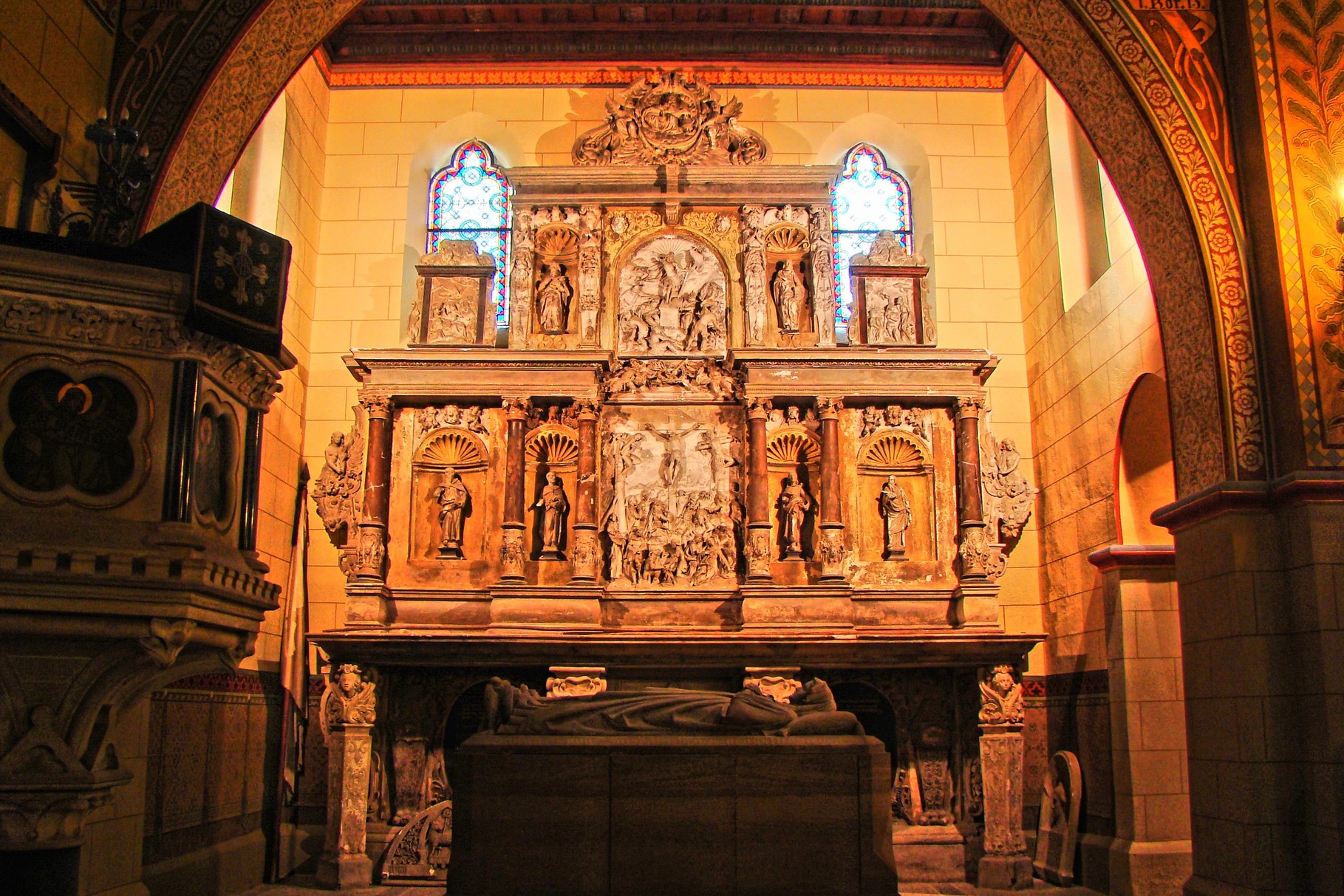 Teilrestaurierung 2014 kirche sankt gertrud neugattersleben