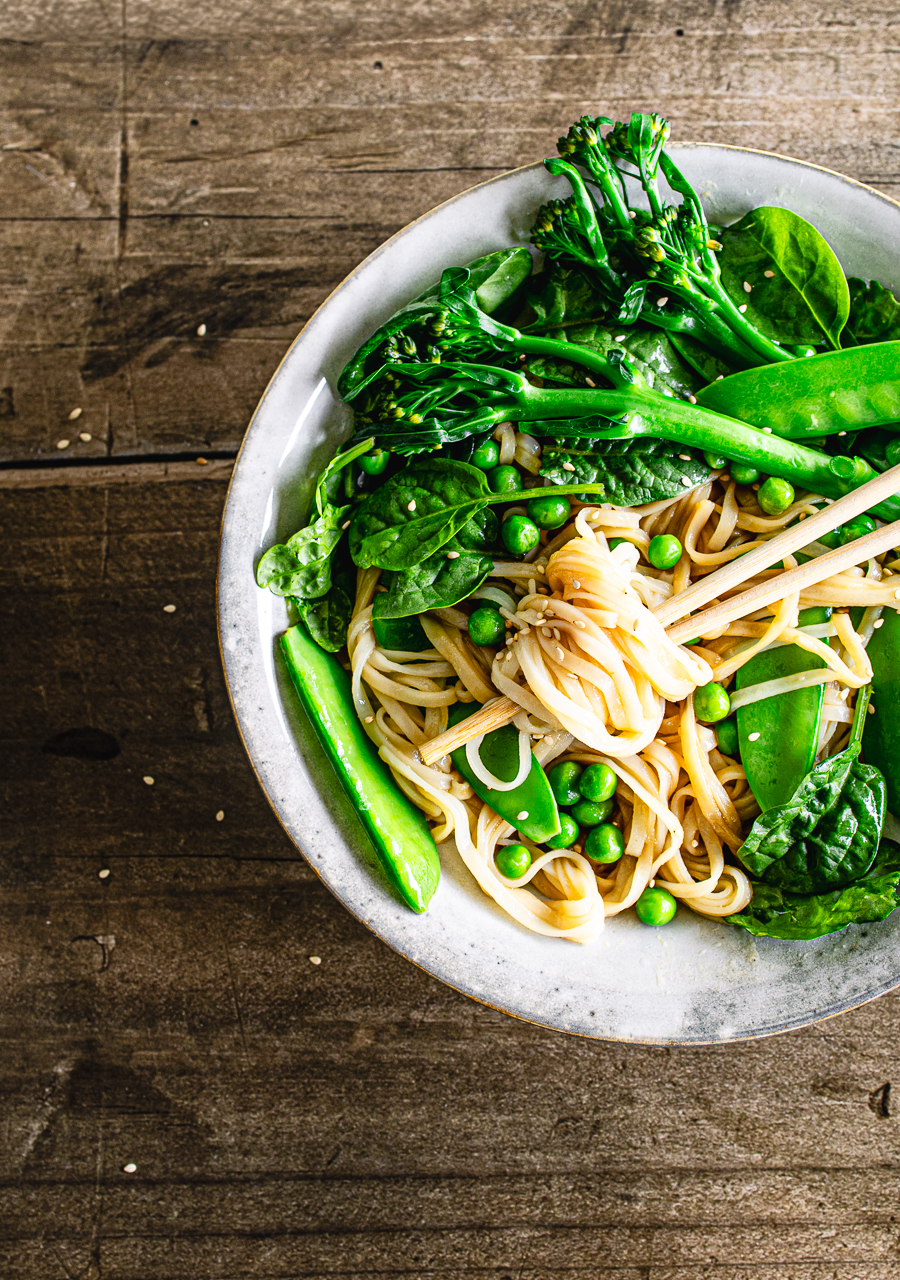 Linguine mit grünem Gemüse – weil Grün einfach gut tut